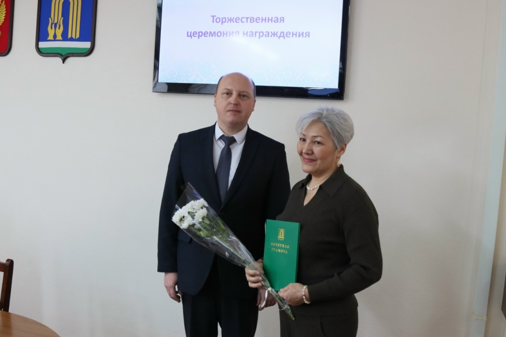 Награда фельдшеру отделения скорой медицинской помощи Анисимовой Сайере Кучкаровне