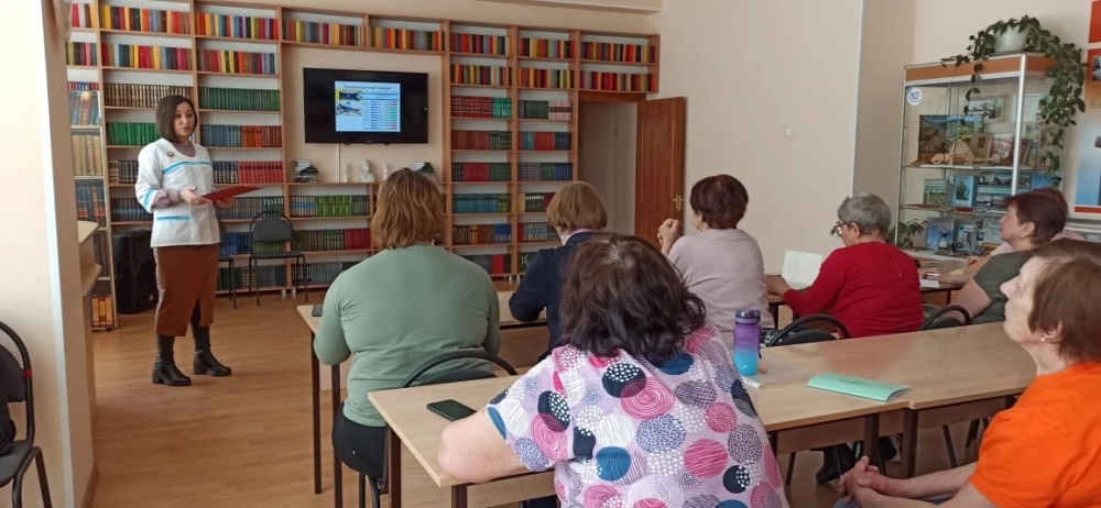 Забота о здоровье: встреча с жителями в Центральной библиотеке